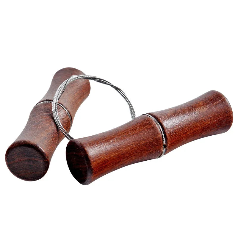 Knetkunst Tonschneidedraht mit Holzgriffen – Edelstahl-Schneidedraht für Ton, Keramik und Polymer Clay